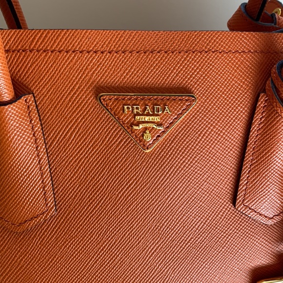Prada Medium Saffiano Leather Double Bag - Picture 4 of 6